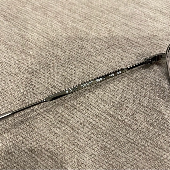 SOLD Burberry 60MM Square Sunglasses Gunmetal - Picture 4 of 5